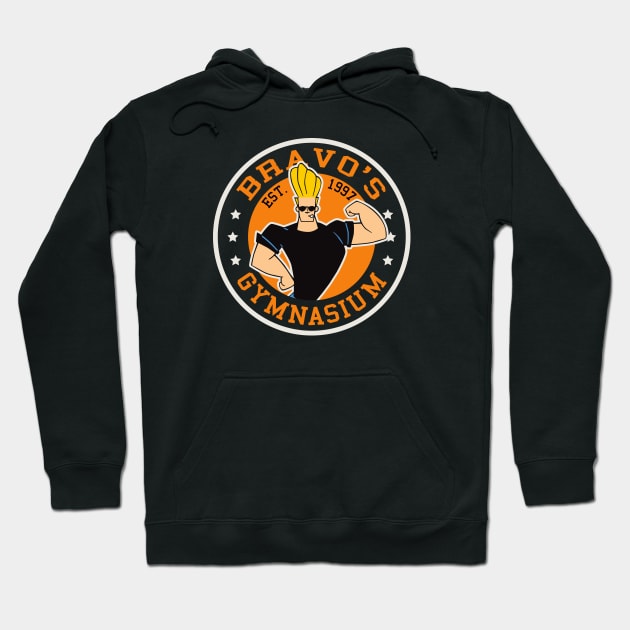 Bravo's Gym Hoodie by Alema Art